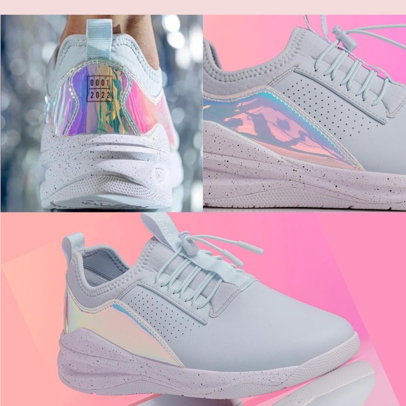 Clove Shoes New Clove 1 Women Blue Holographic 222 Birthday Limited